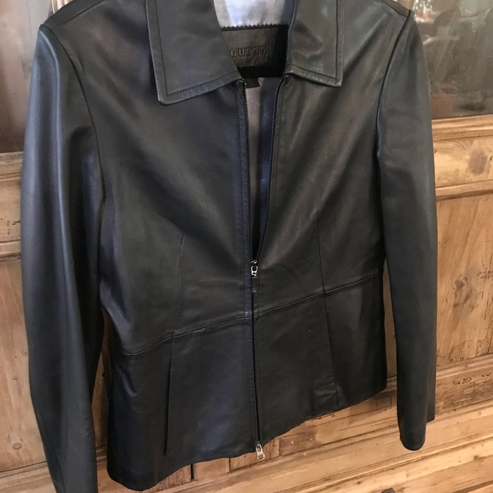 Guess leather jacket